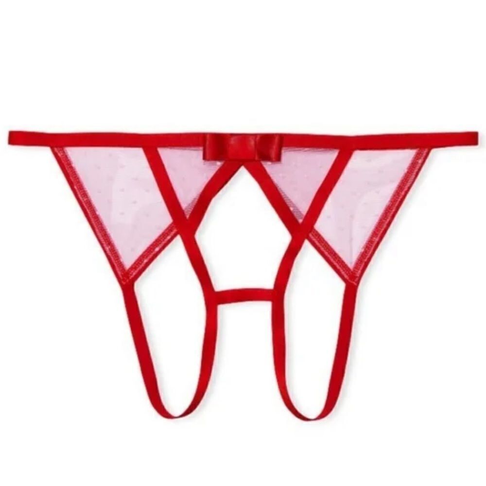 Victoria’s Secret Luxe Very Sexy Crotchless Cheekini Panty